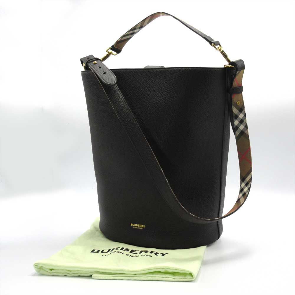 ✨バーバリー レザー 2wayショルダーバッグ✨ バーバリー ショルダーバッグ BURBERRY BACKET BAG レザー