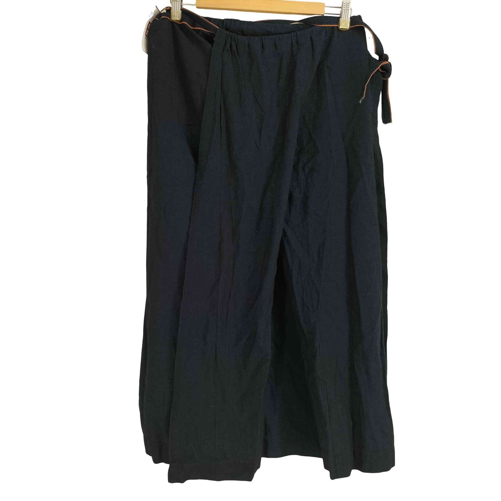 パラスパレス　インディゴスカート PP38.5インディゴガーゼギャザースカート