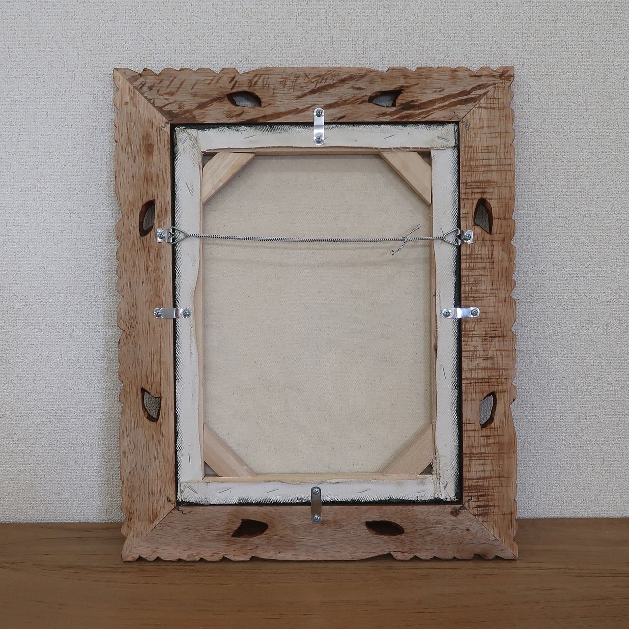 プルメリアの絵 ホワイト 42X52 絵画 花の絵 リゾート