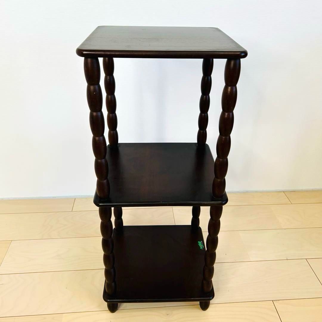 ナジコ 木製 3段 オープンシェルフ 飾り棚 家具 昭和レトロ