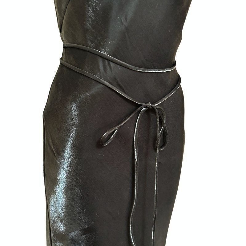 FUNQUETH シャンタンロングドレス