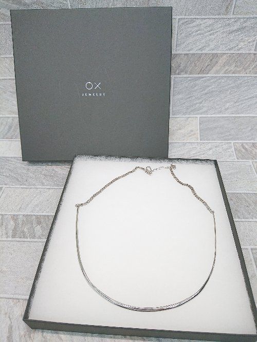 ox jewelry シルバー×シルバー シルバーチョーカー MBアイテム ox