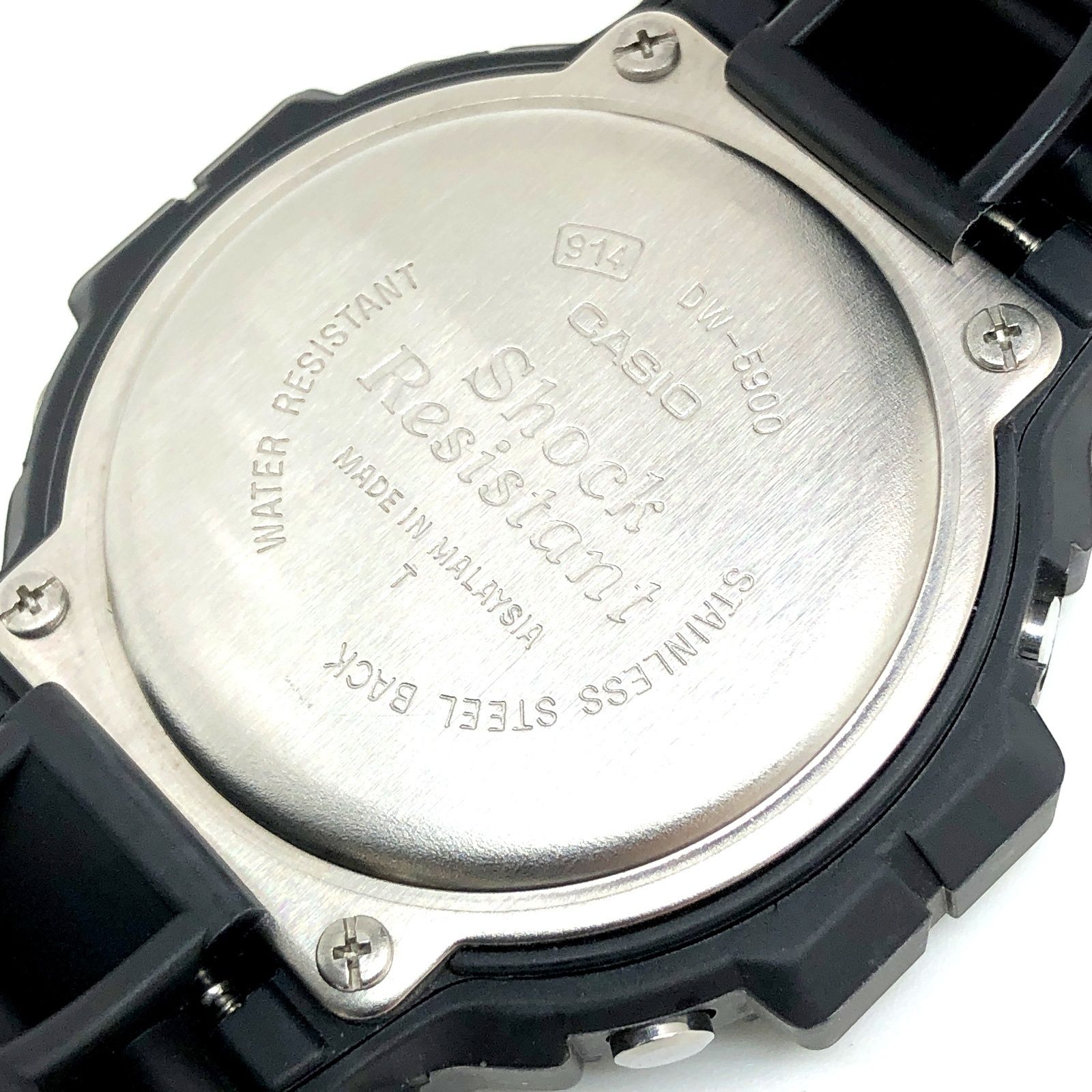 G-SHOCK ジーショック DW-5900C-1V 海外200M表記 初代3つ目 液晶