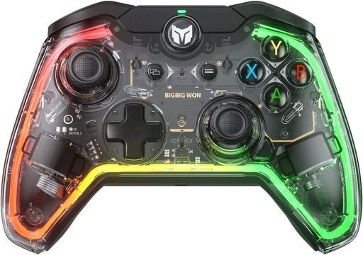  BIGBIGWONPC有線コントローラー背面ボタン付きスイッチコントローラー有線接続マクロ機能6軸ジャイロセンサー搭載3階段TURBO速度4階段HD振動本体スリープ解除Switch/SwitchLite/Switch その他