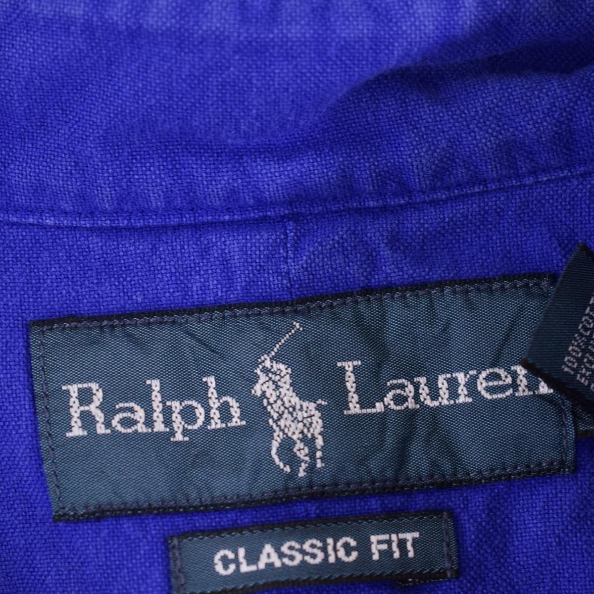 古着 ビッグサイズ ラルフローレン Ralph Lauren 半袖 ボタンダウン