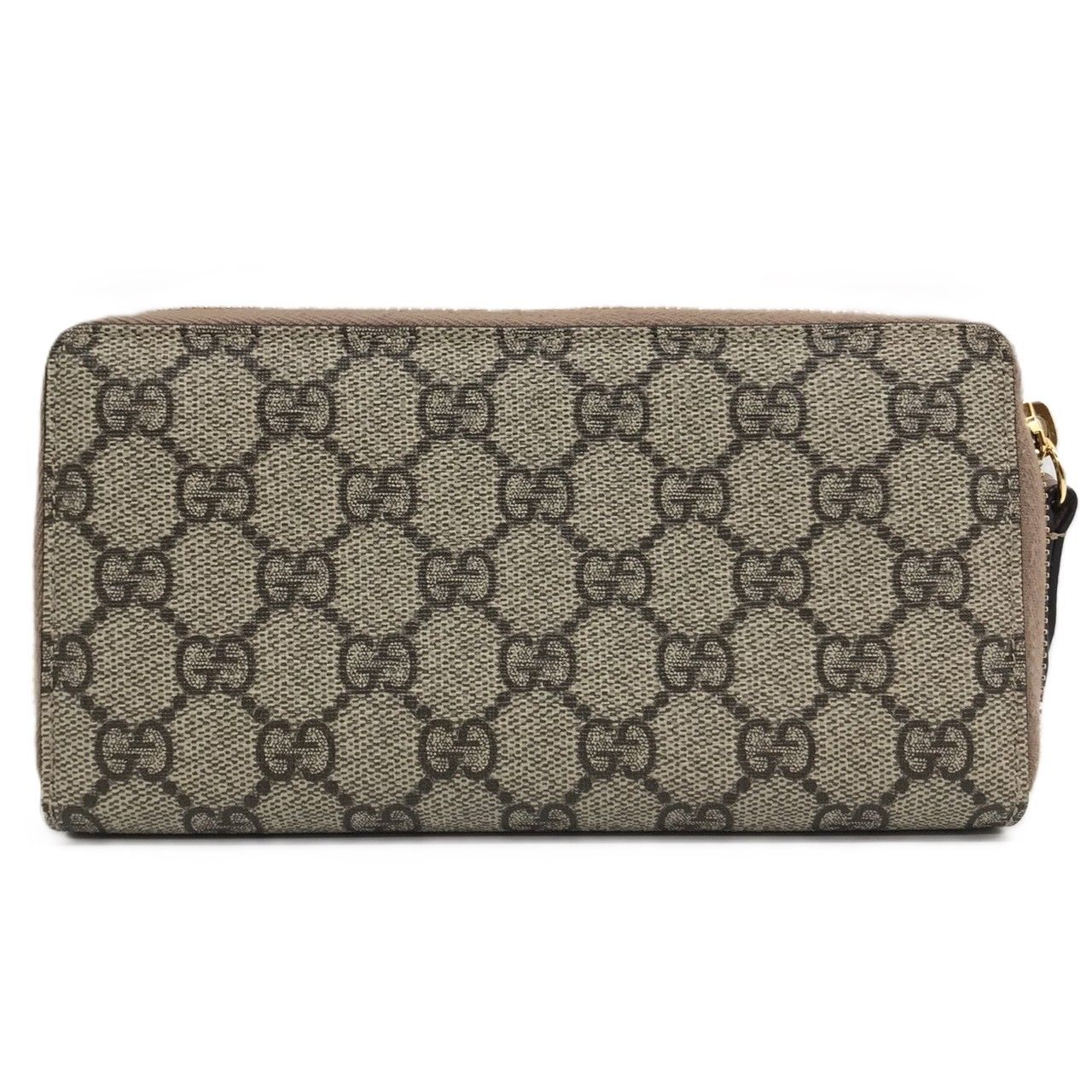 グッチ ダブルG ジップアラウンド 長財布 GGスプリーム 456117 ABランク 中古 GUCCI - グッチ ダブルG ジップアラウンド 長財布 GGスプリーム 456117