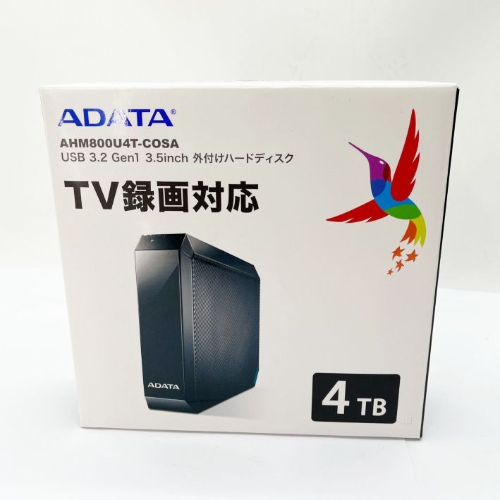 新品未使用　テレビ録画 USB 3.2 外付けハードディスク 4TB コストコ 外付けハードディスク 4TB ブラック テレビ録画対応