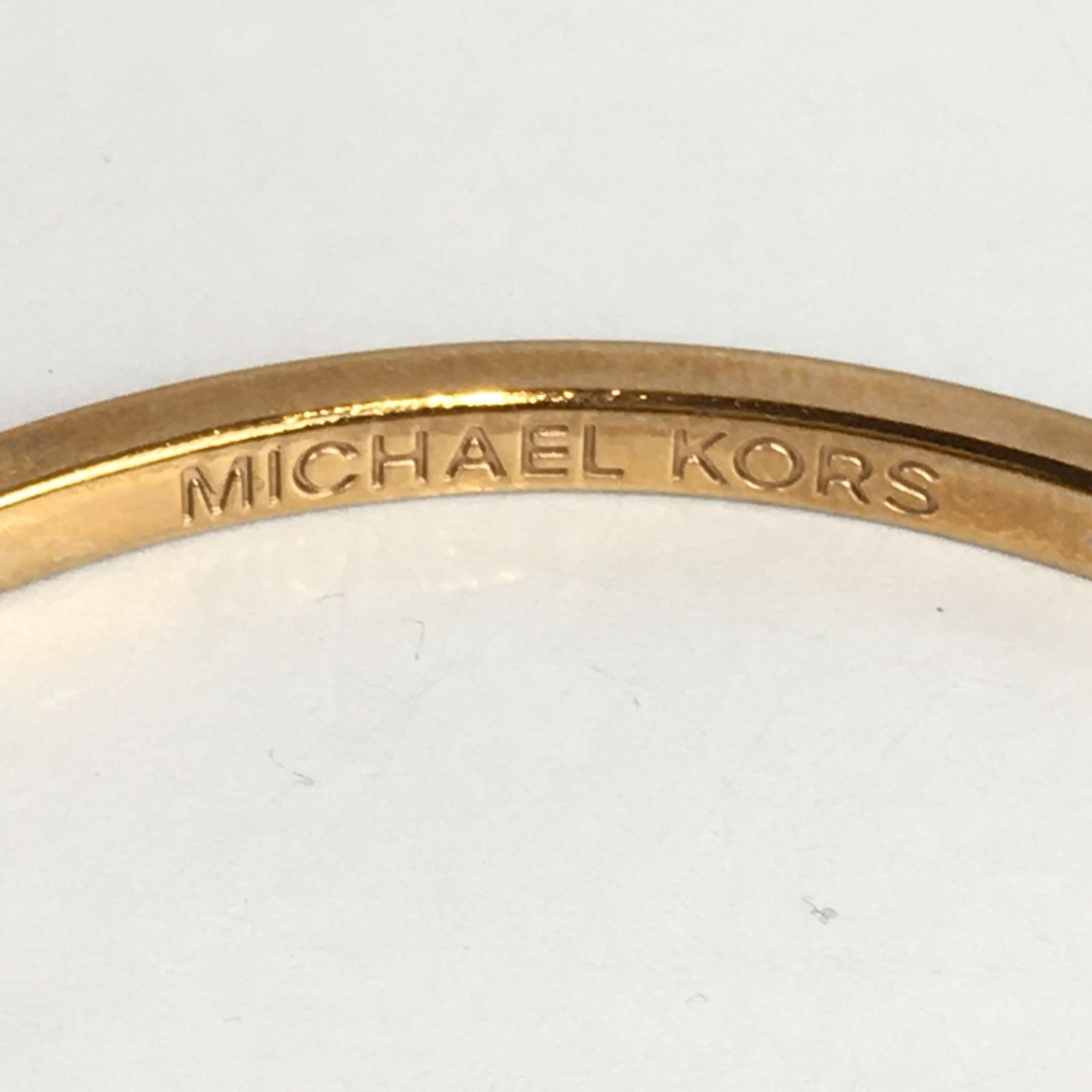 MICHAEL KORS マイケルコース バングル ブレスレット ゴールド系 00276hi◇165