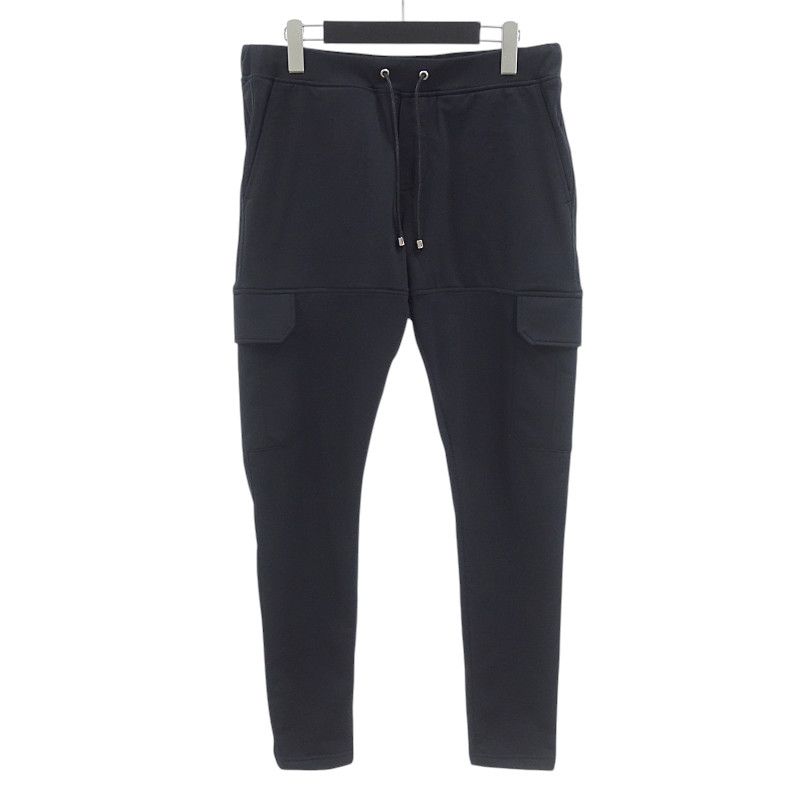 リサウンドクロージング|RESOUND CLOTHING Darrell sweatcargo PT ストレッチ カーゴ パンツ ブラック サイズ メンズ3