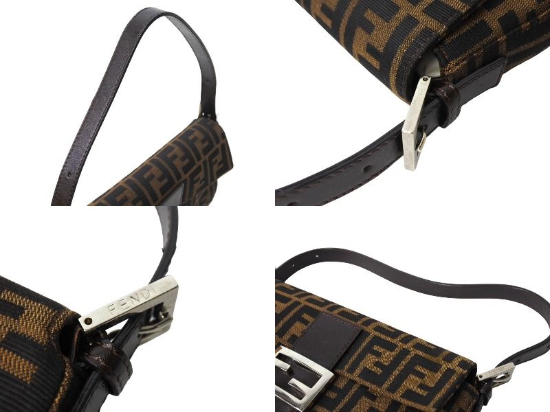 極美品 FENDI フェンディ マンマバケット ハンドバッグ ズッカ柄