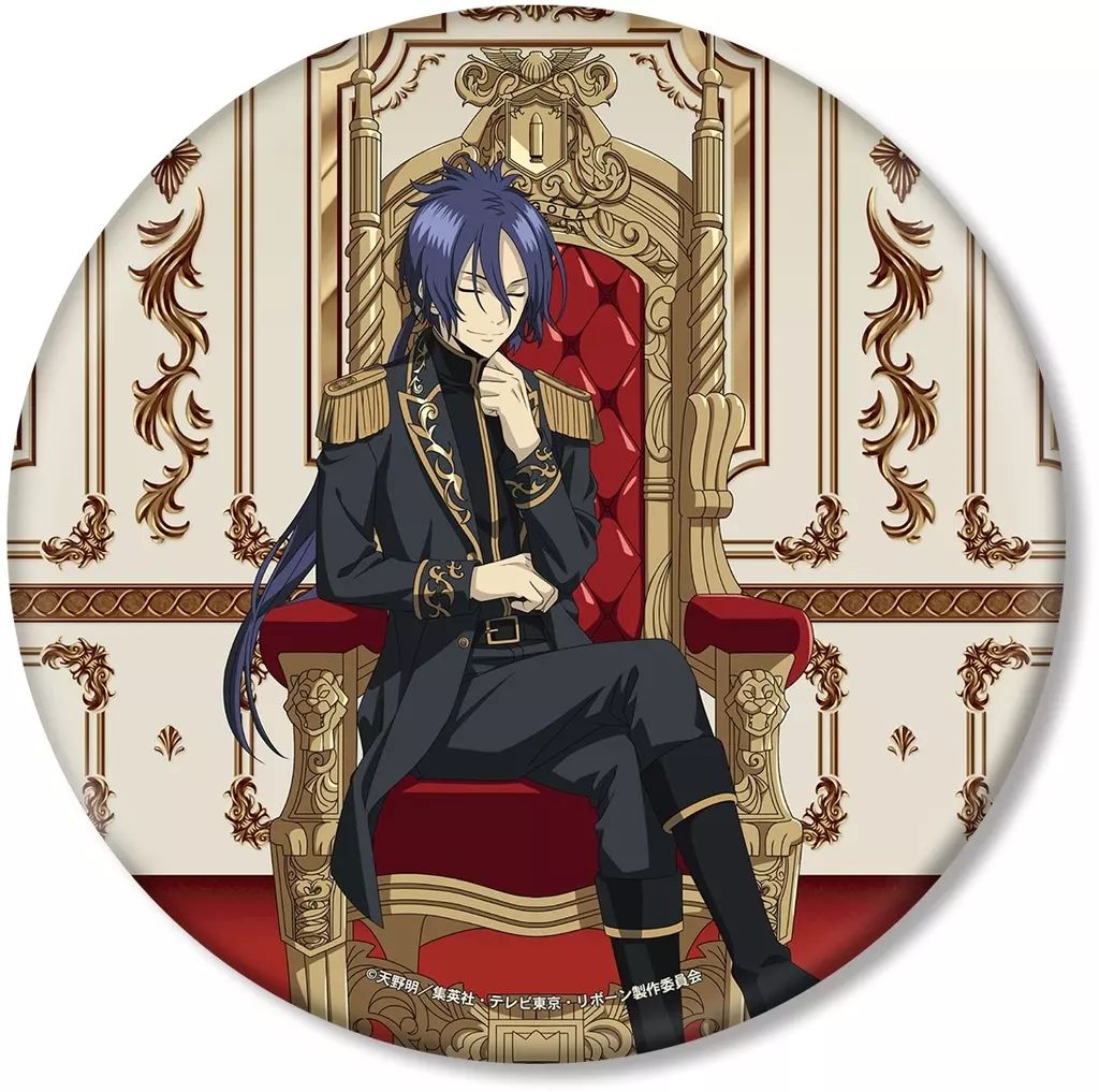 新品】バッジ・ビンズ [新品] 六道骸(10年後) 描き下ろし 夢見る玉座