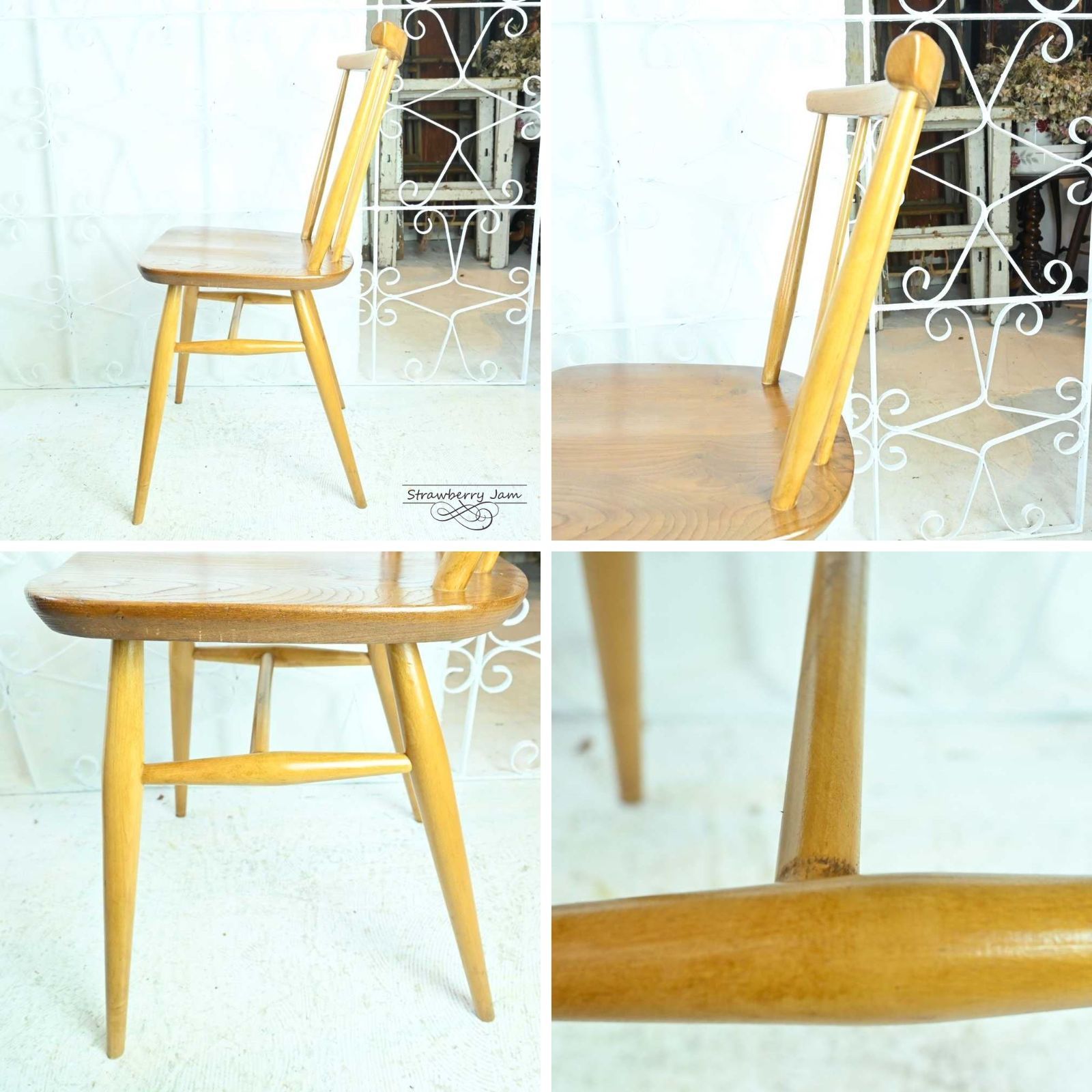 L3705-297-2 英国ヴィンテージ ERCOL ボウバックチェア 北欧 L3705-297-2 英国ヴィンテージ ERCOL アーコールチェア ボウバック