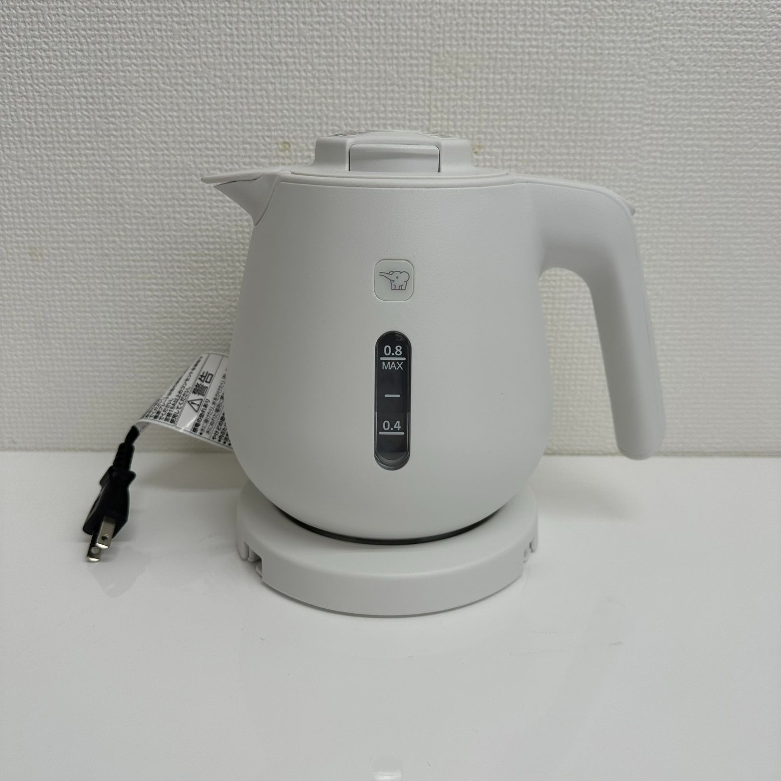 象印 電気ケトル0.8l ホワイト CK-DA08-WA[24]-