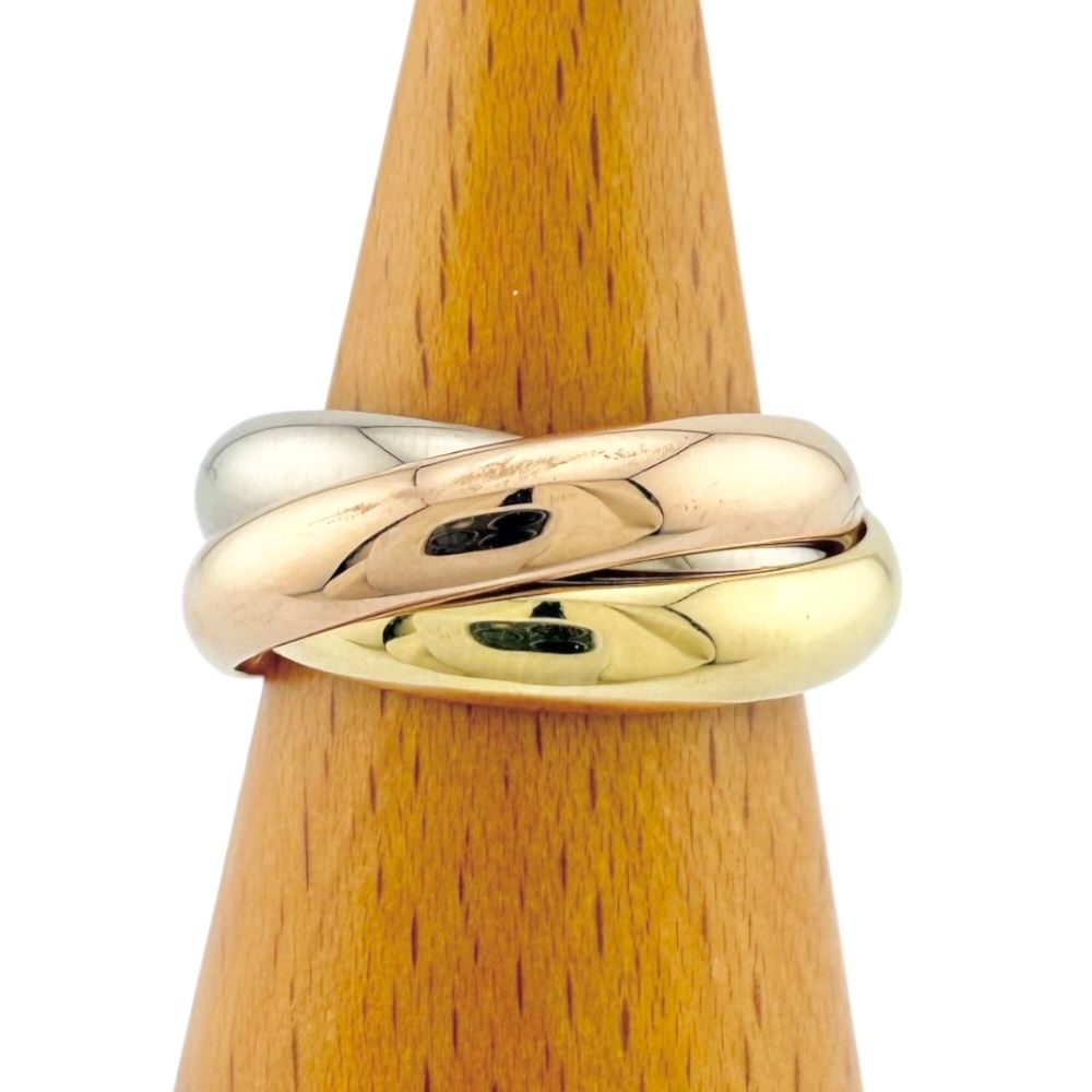 カルティエ トリニティ リング 指輪 11号 18金 K18イエローゴールド レディース CARTIER カルティエ