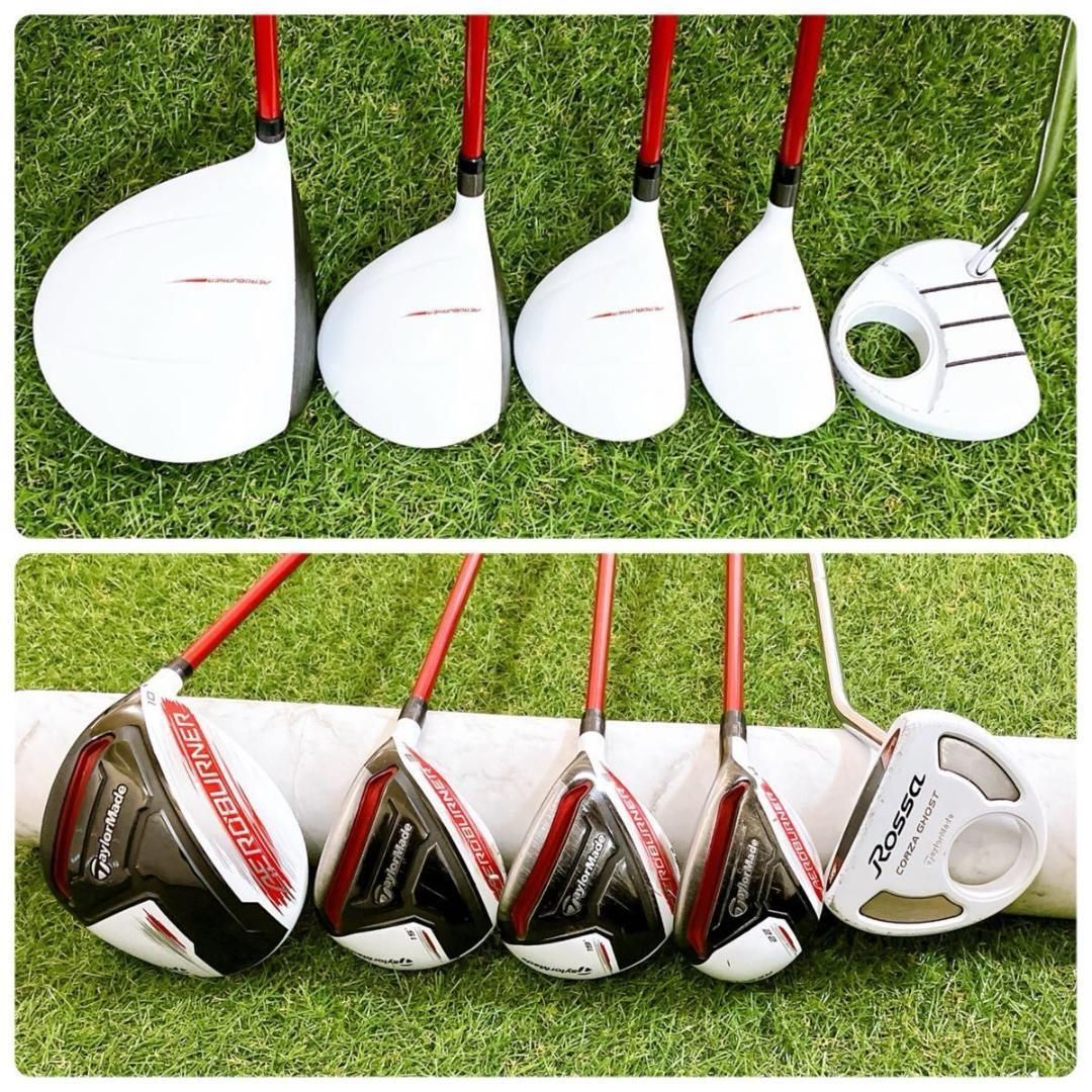 グローバル送料無料。 豪華13本 テーラーメイド エアロバーナー メンズゴルフセット 初心者 S 入門 最安価に挑戦！