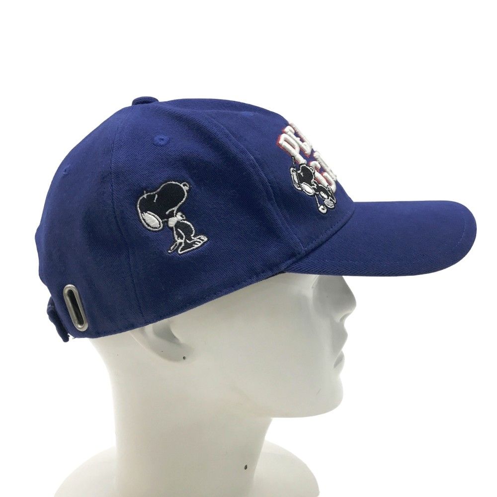 PEARLY GATES パーリーゲイツ ×PEANUTS キャップ スヌーピー柄 ブルー