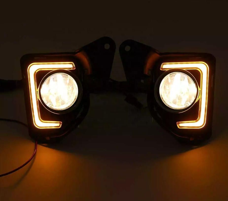 トヨタアシカ200系LEDフォグランプHIACE 2色LEDフォグランプ日行灯ウインカー