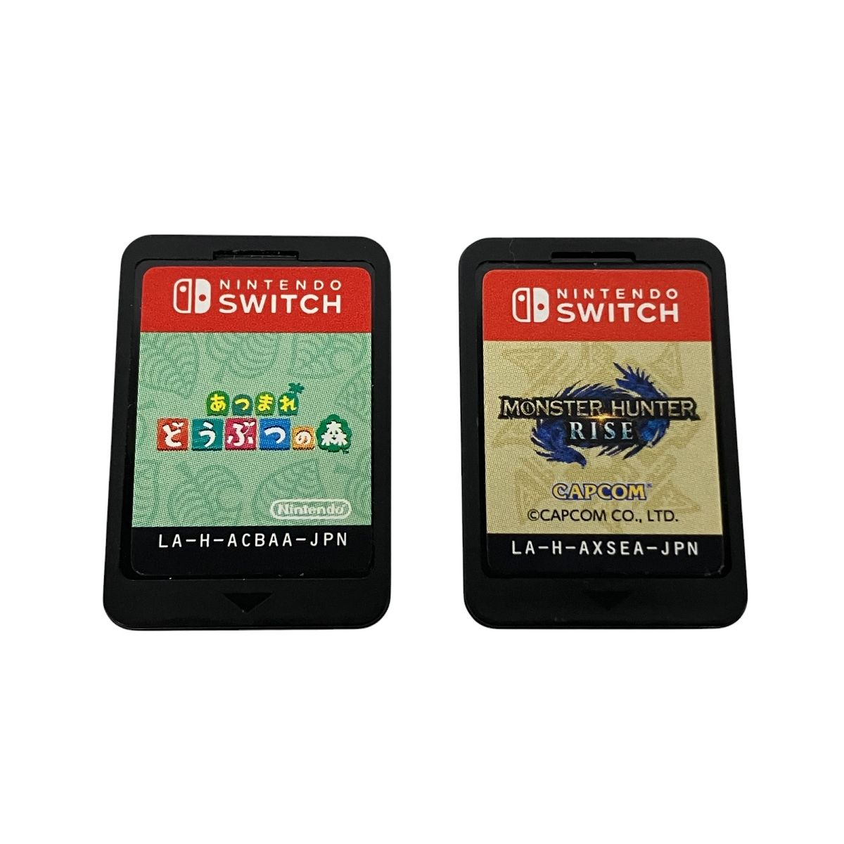 Nintendo Switch ソフト あつまれ どうぶつの森 ※ケースなし モンスターハンター ライズ セット 中古 S9447929 - メルカリ