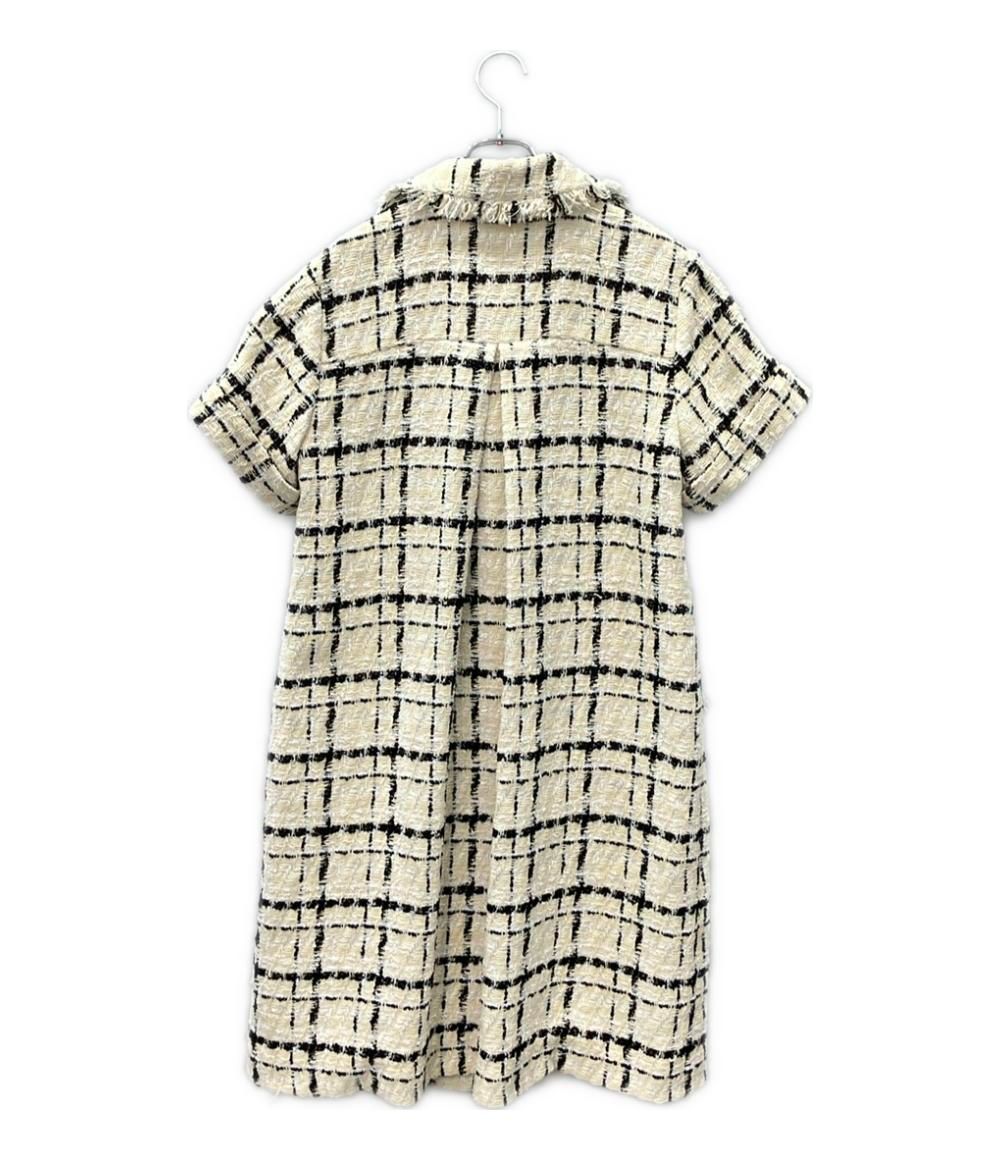 グレースコンチネンタル 半袖ツイードコートドレス レディース SIZE 36 S GRACE CONTINENTAL