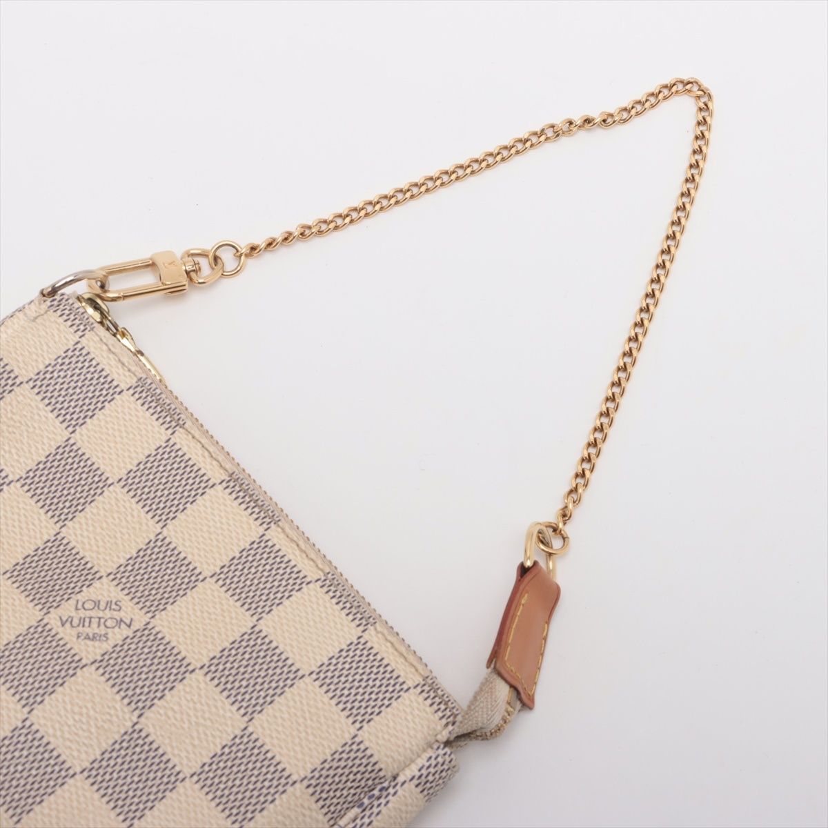 LOUIS VUITTON/ルイ ヴィトン ダミエ アズール ミニ ポシェット アクセ 