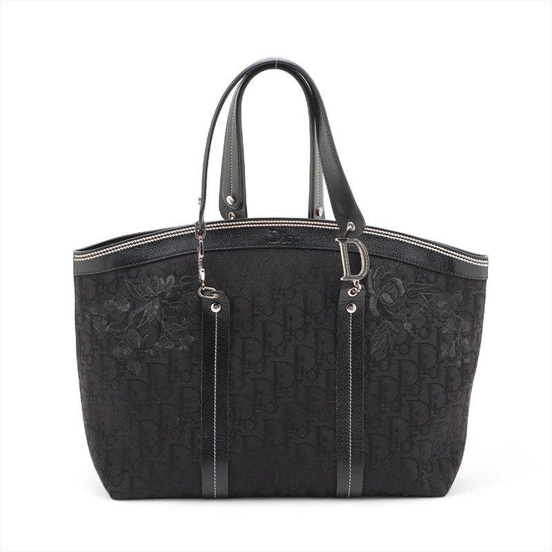Dior クリスチャンディオール　ハンドバッグ　手提げ　トロッター　ナイロン Christian Dior クリスチャン ディオール トロッター