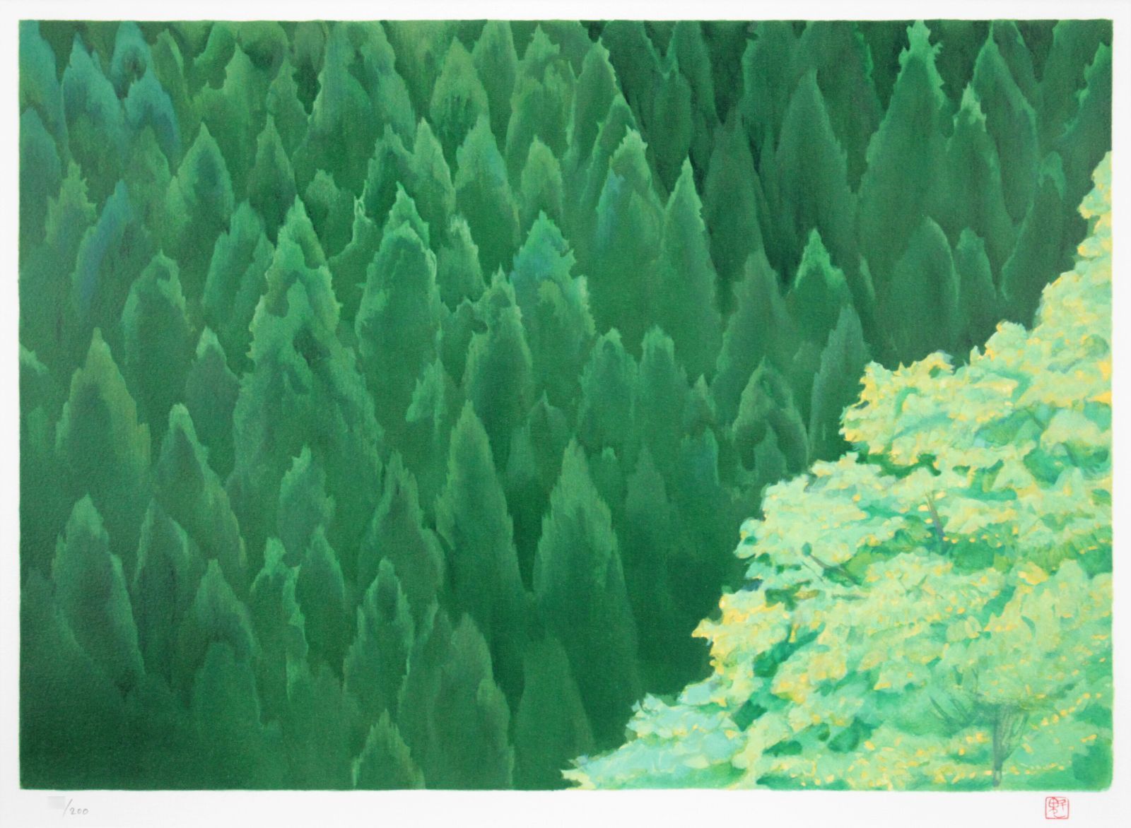 東山魁夷『奥山路』リトグラフ【真作保証】 絵画 東山魁夷『奥山路』リトグラフ【真作保証】 絵画 - メルカリ