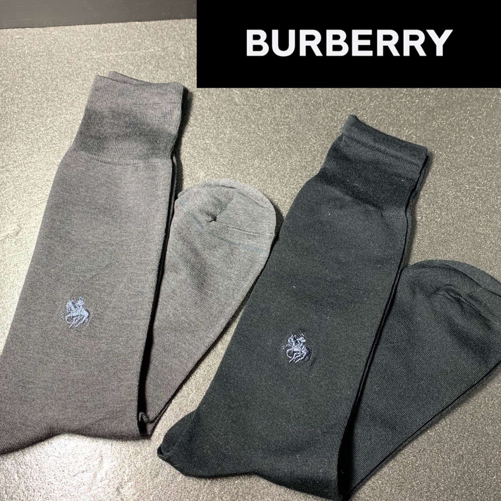 BURBERRY Men's 靴下4足 - レッグウェア