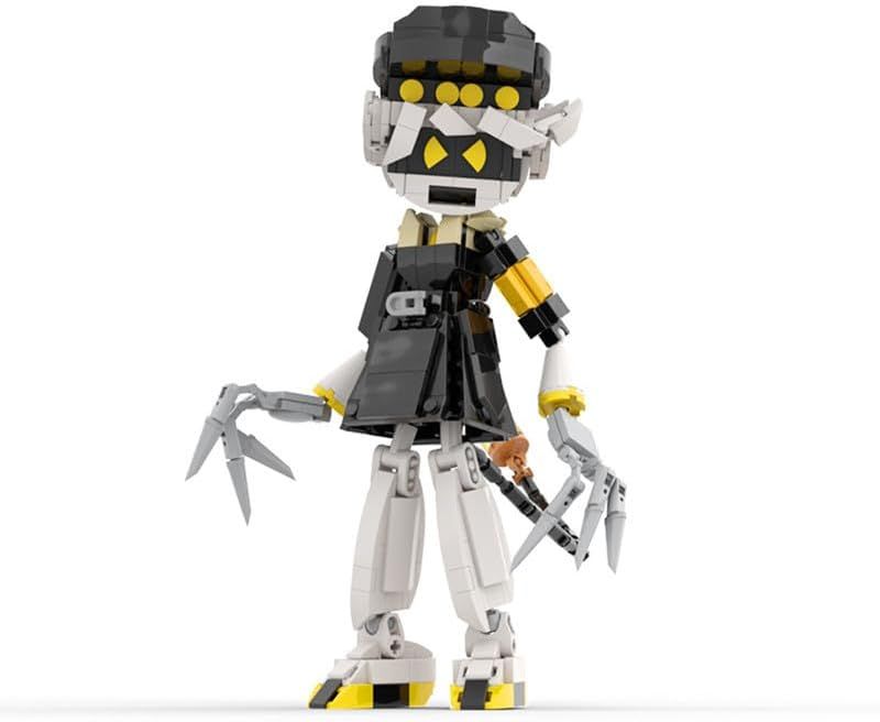 WANZPITS アニメーションゲーム キャラクター ビルディングブロックモデル MOCロボット組み立てキット メカアクションフィギュア レンガモデルセット 1143ピース