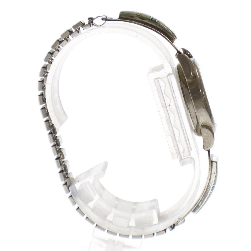 インディアンウォッチ　インレイ INDIAN JEWELRY (インディアンジュエリー) インレイターコイズ