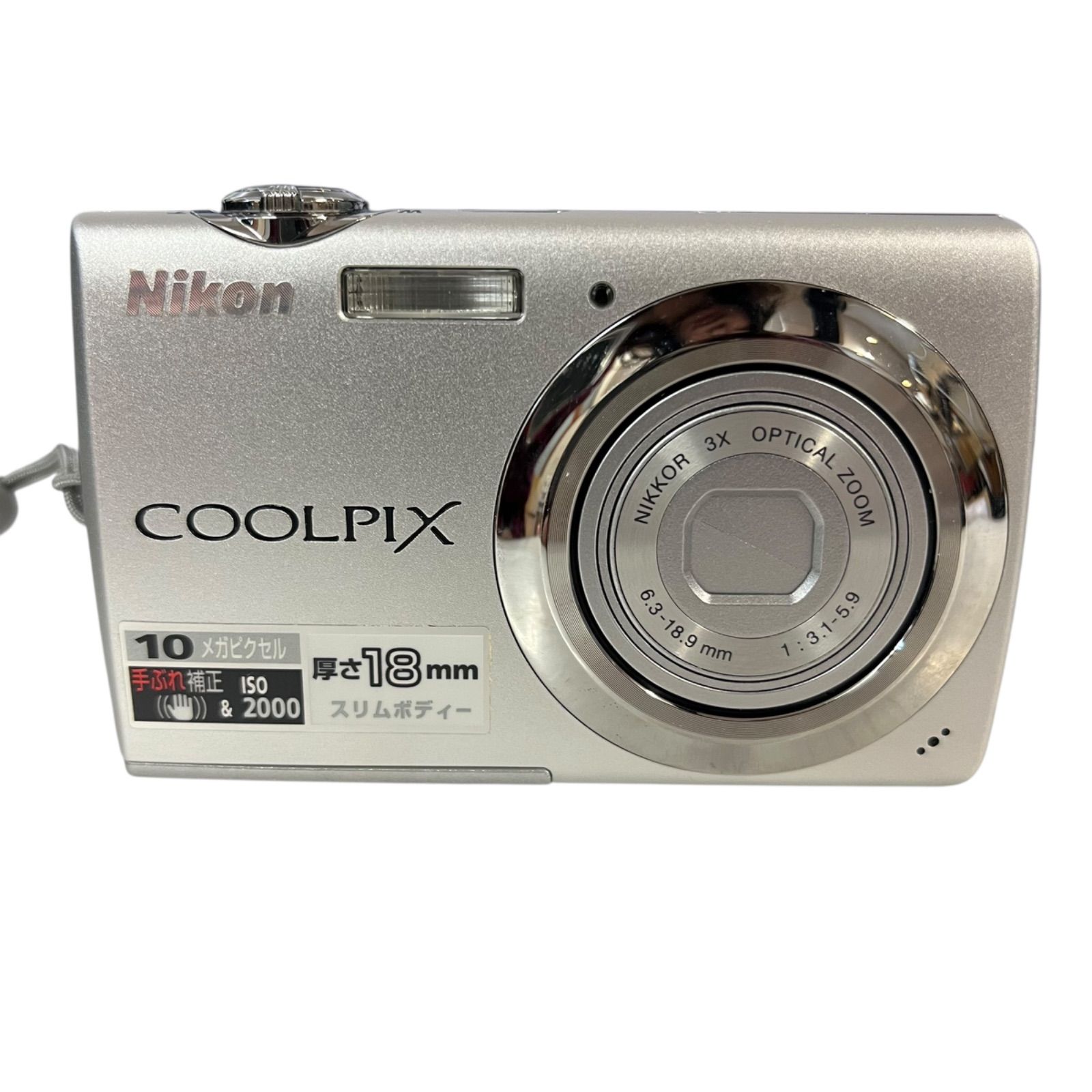 管31148】動作未確認☆NIKON ニコン COOLPIX S220 コンパクトデジタル