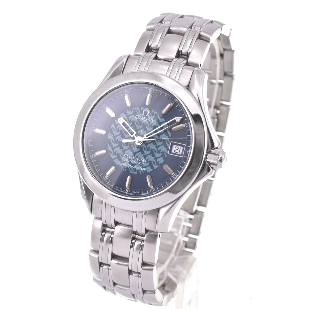 オメガ OMEGA 2500.80 シーマスター ジャックマイヨール 1997 5000本 品 自動巻き メンズ K 142737