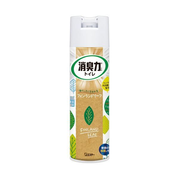 （まとめ） エステートイレの消臭力スプレー フィンランドリーフ 365mL 1セット（3本） 【×5セット】
