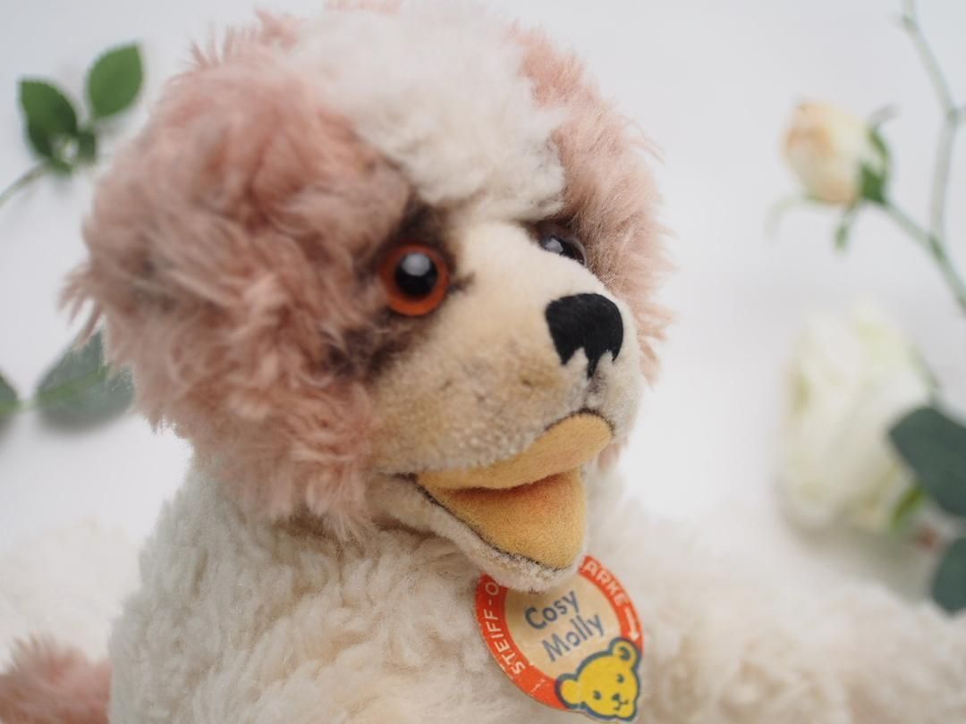 Steiff シュタイフ 犬のぬいぐるみ Molly Puppy Steiff タグボタン有