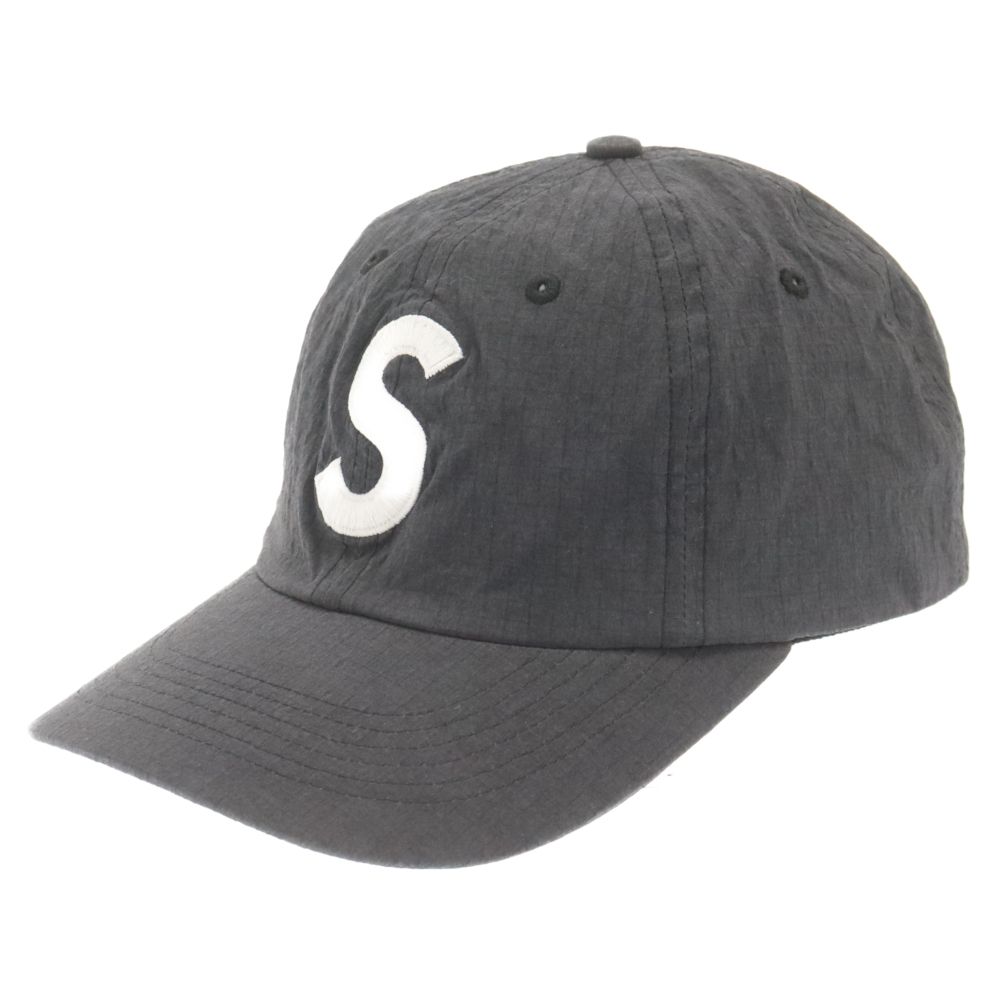 SUPREME (シュプリーム) 23SS Cordura Ripstop S Logo 6-Panel コーデュラ リップストップ Sロゴ 6パネル  キャップ 帽子 ブラック - メルカリ