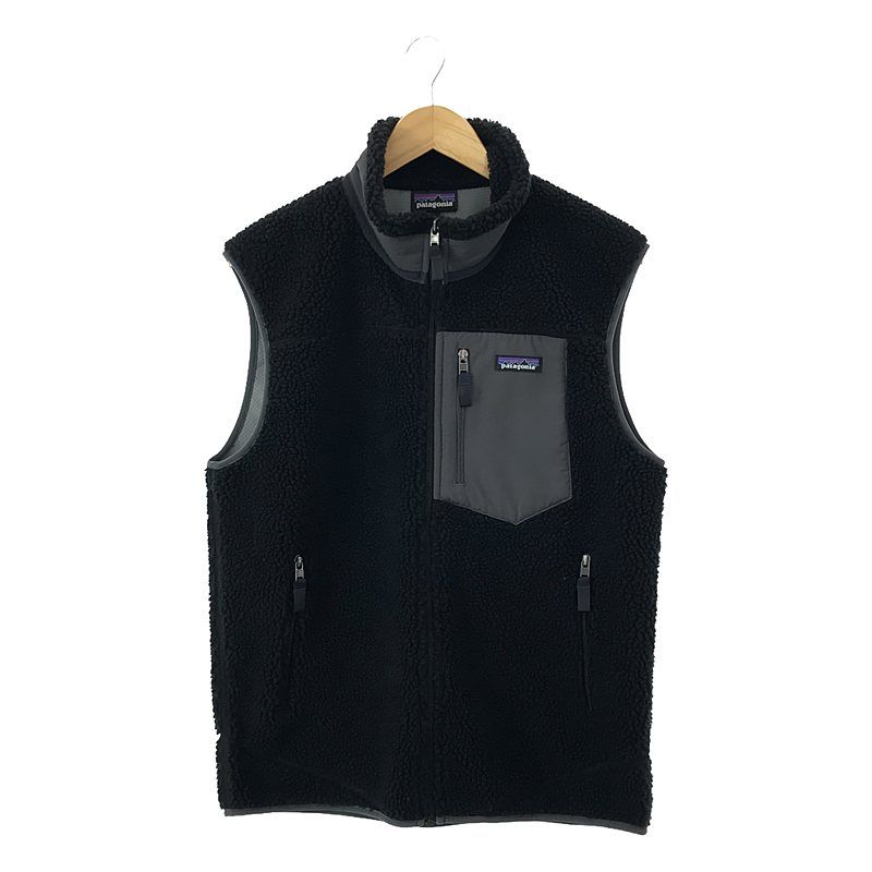 【美品】  Patagonia / パタゴニア | CLASSIC RETRO-X VEST / 23048 クラシック レトロエックス ボアベスト | M | ブラック | メンズ