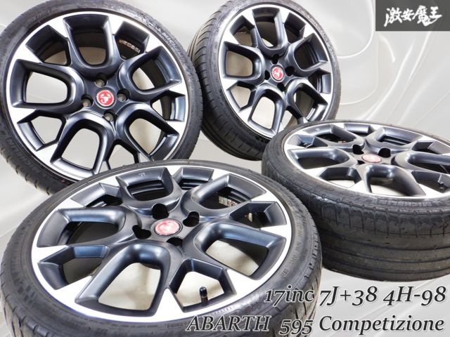 FIAT ABARTH 595 Competizione 純正ホイール 5FB 7Jx17+38 PCD98