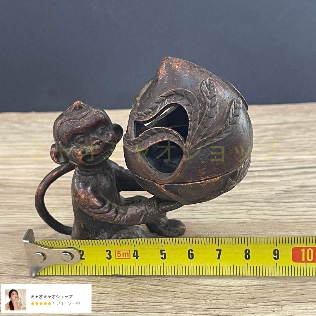 銅製 パンダ文竹薫香炉 香道具 装飾品 工芸品 美術品 置物 銅器 香炉 猿献寿桃薫香炉 檀香炉 香道具 装飾品 工芸品 置物