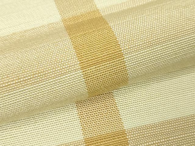 平和屋本店□極上 1854年創業 帯屋捨松 両面 半幅帯 紬地 紳裳園 タグ