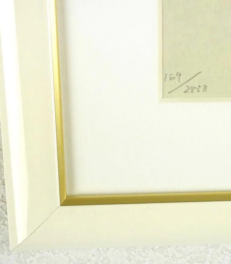 ☆版画家 井上厚 木版画 『桜月夜』 ed.2/25 鉛筆サイン 2007年