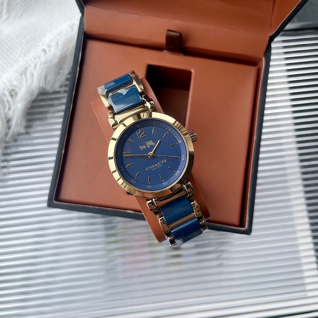 COACH コーチ レディース腕時計 30mm｜セラミックベルト×クオーツ 
