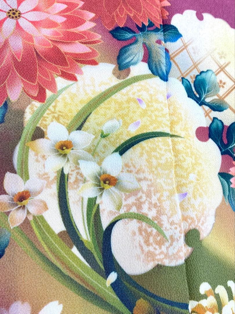 振袖 豪華 ちりめん 個性的 幻想的 身丈174cm 躾糸付き MO2881 - メルカリ
