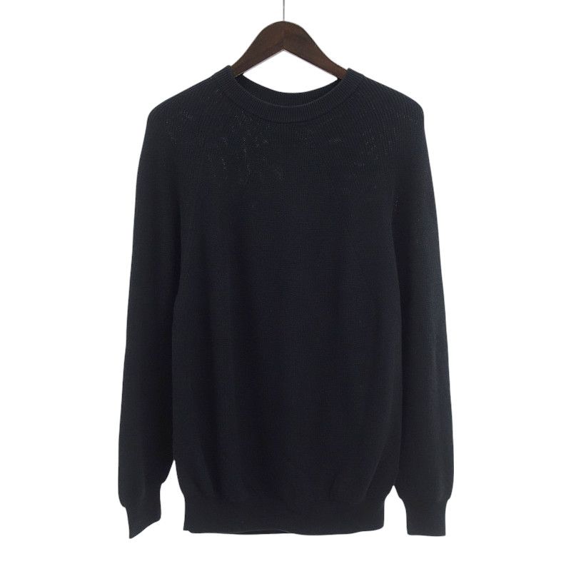 バトナー|BATONER SEAISLAND COTTON SIGNATURE CREW NECK ニット ネイビー サイズ レディース1