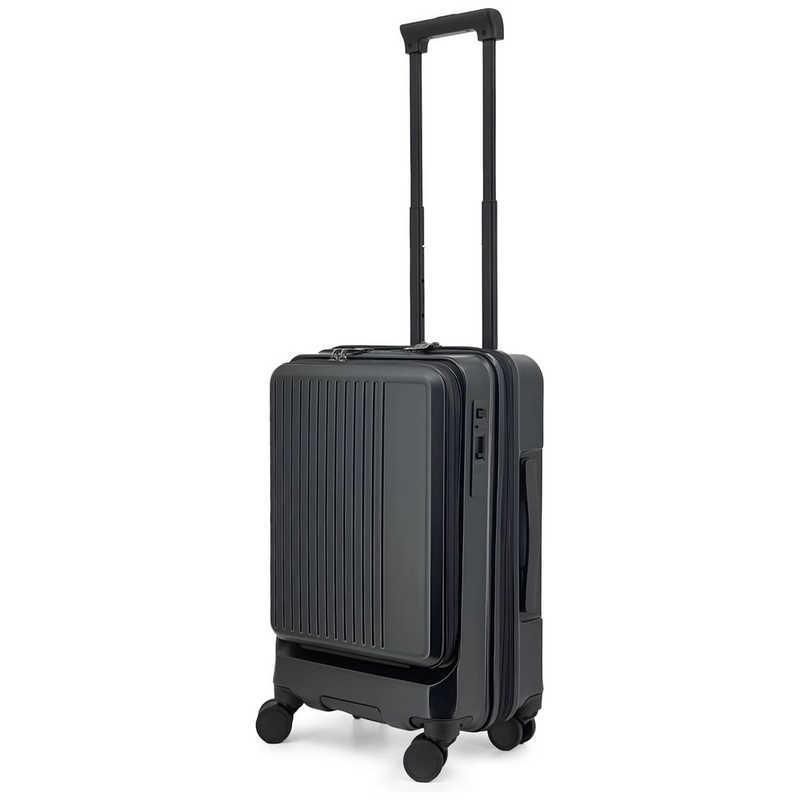 4営業日で発送 2202-05MBK 機内持ち込みスーツケース 容量拡張可 40 46 L マットブラック 2202-05MBK TSAロック搭載