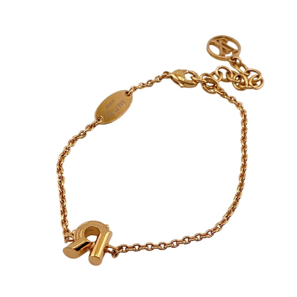 ルイヴィトン LOUIS VUITTON ブレスレット コリエ LV＆ME M67175 ゴールド