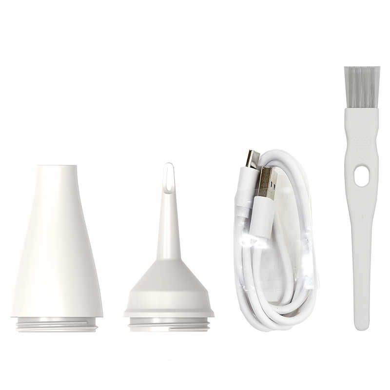 送料無料 ♥ 未開梱 ナカバヤシ 電動エアダスター JET mini充電式 DAD301WH