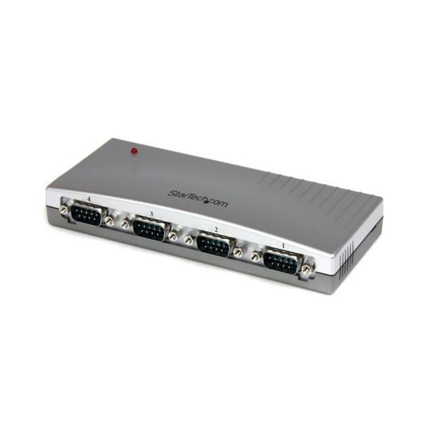 StarTech.com USB-RS232C 4ポート DB9変換アダプタ ICUSB2324 1台