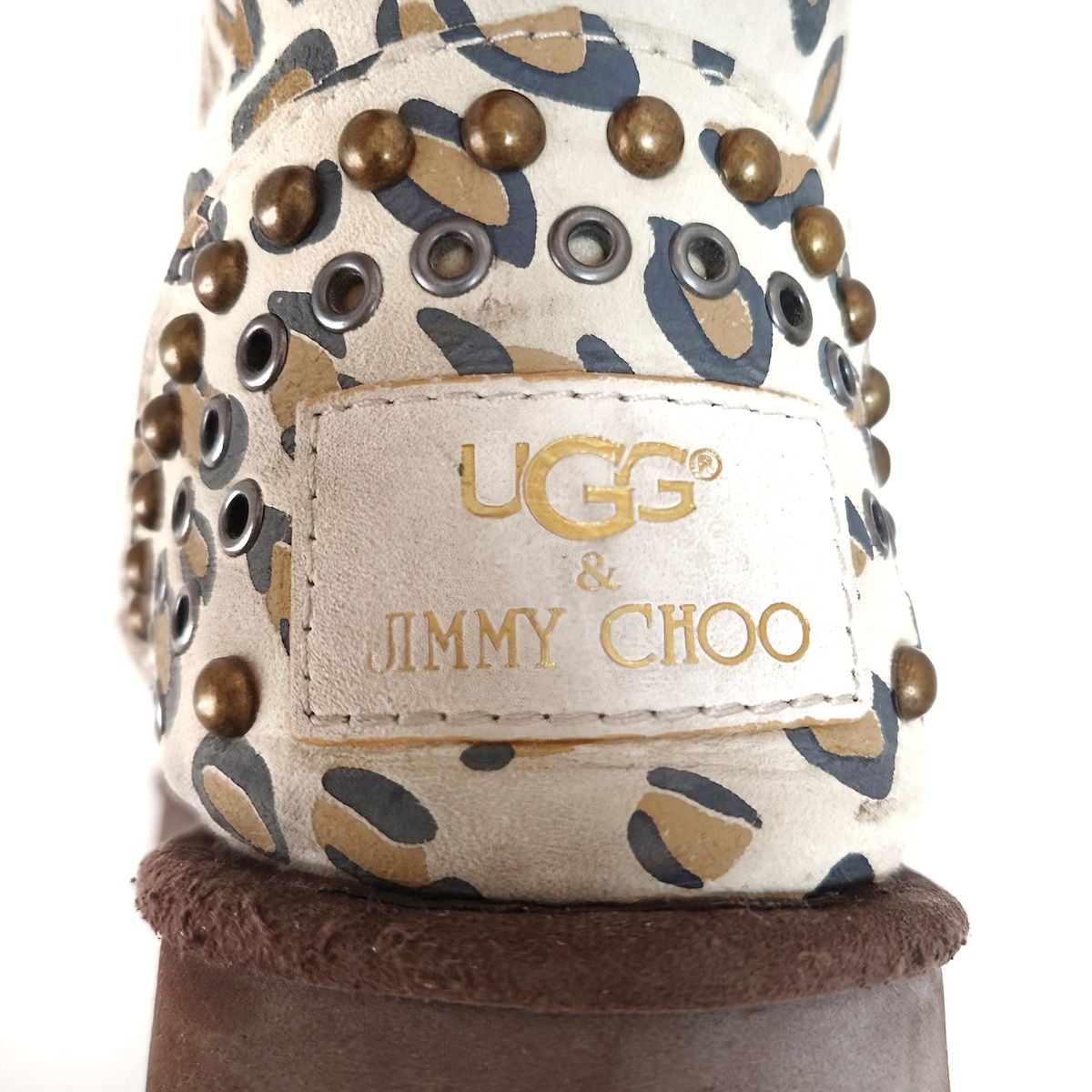 UGG ヒョウ柄 ムートンブーツ ベージュ 容易い