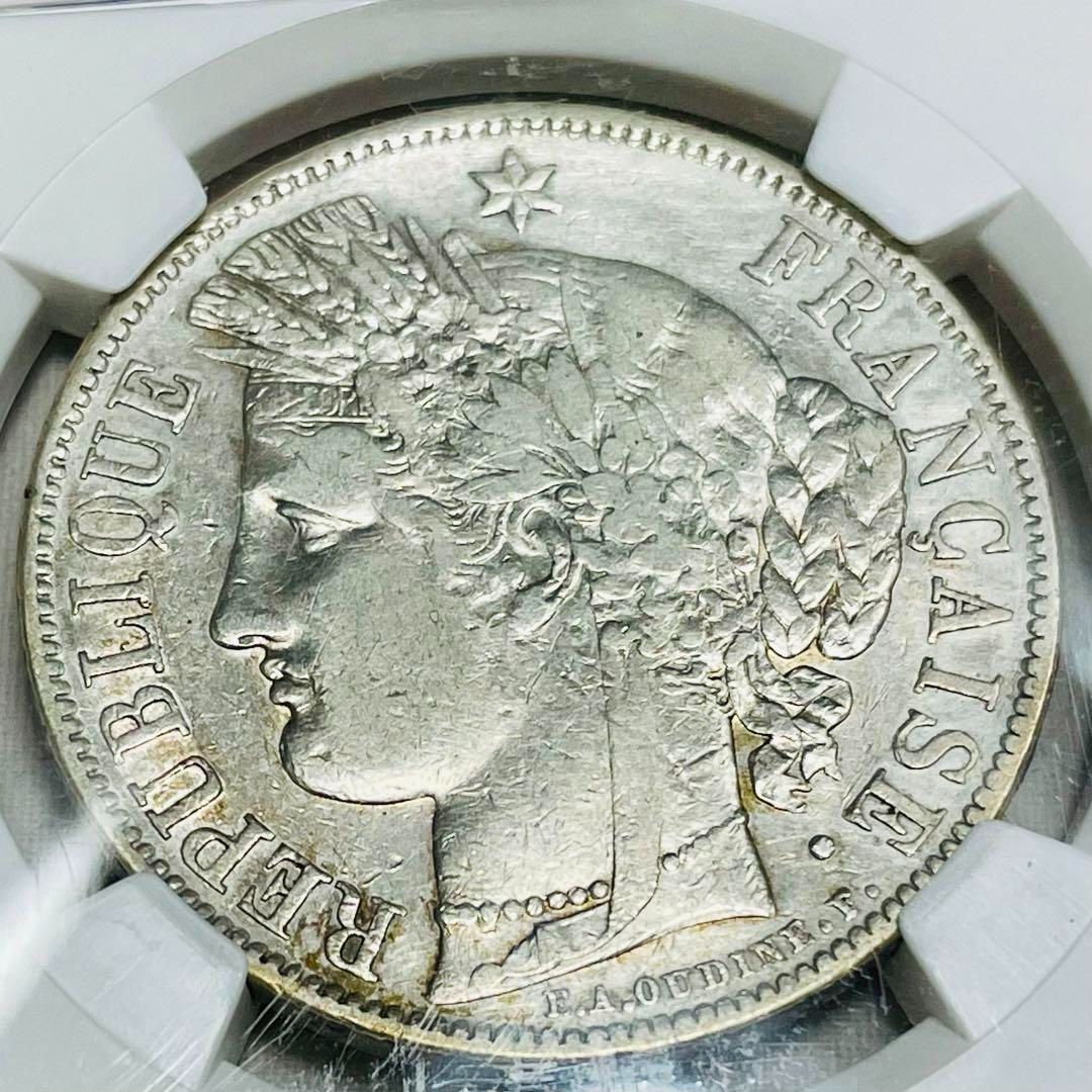 セレス女神 フランス 5フラン 大型銀貨 1851 NGC VFDETAILS - メルカリ