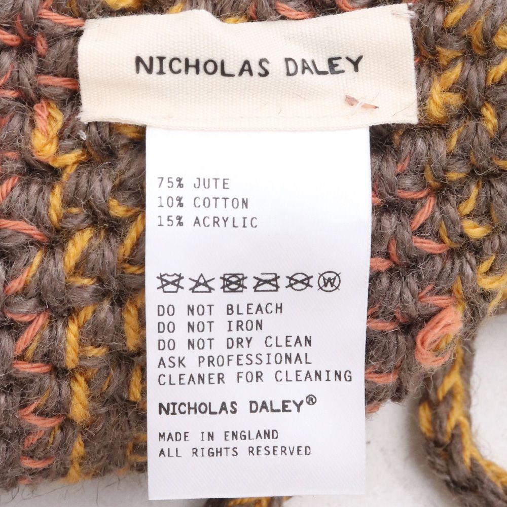 未使用 NICHOLAS DALEY ネックポーチ マスタード - メルカリ
