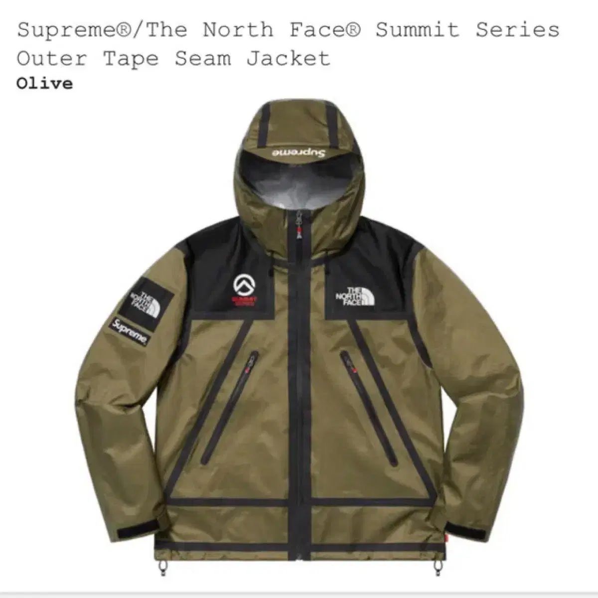 L Supreme シュプリーム THE NORTH FACE ザ ノース フェイス テープ パディング ミウンティン ジャケット